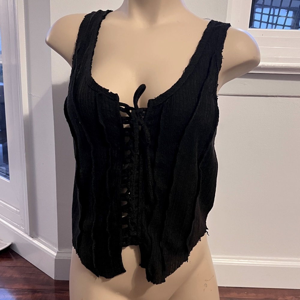 Vici lace up tank